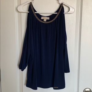 Michael Kors open shoulder blouse
